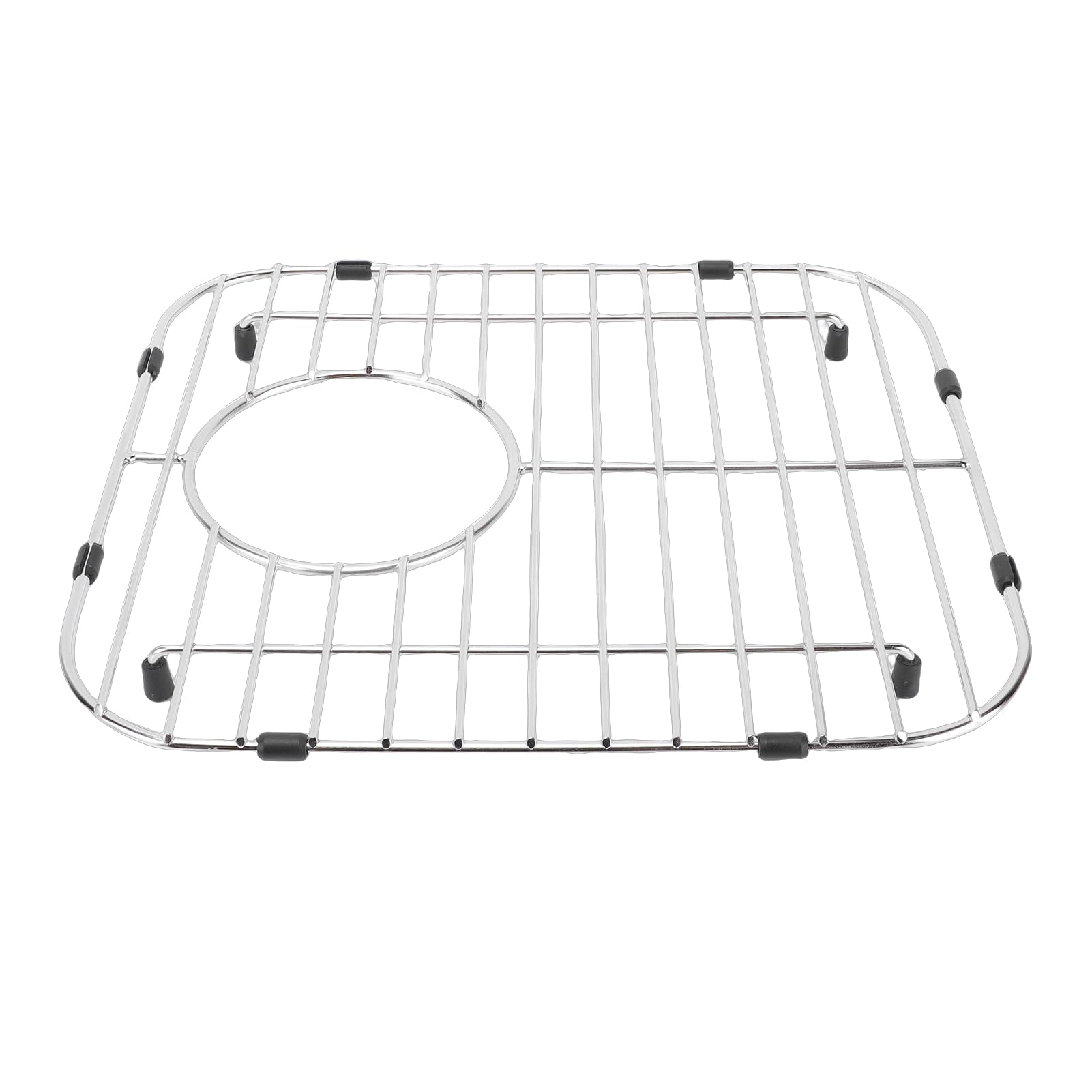 Cocoarm Griglia per Lavello in Acciaio Inossidabile, Resistente Griglia Protettiva per Lavello da con Filtro e Poggiapiedi, 13,12x11,81 Pollici per Uso Domestico
