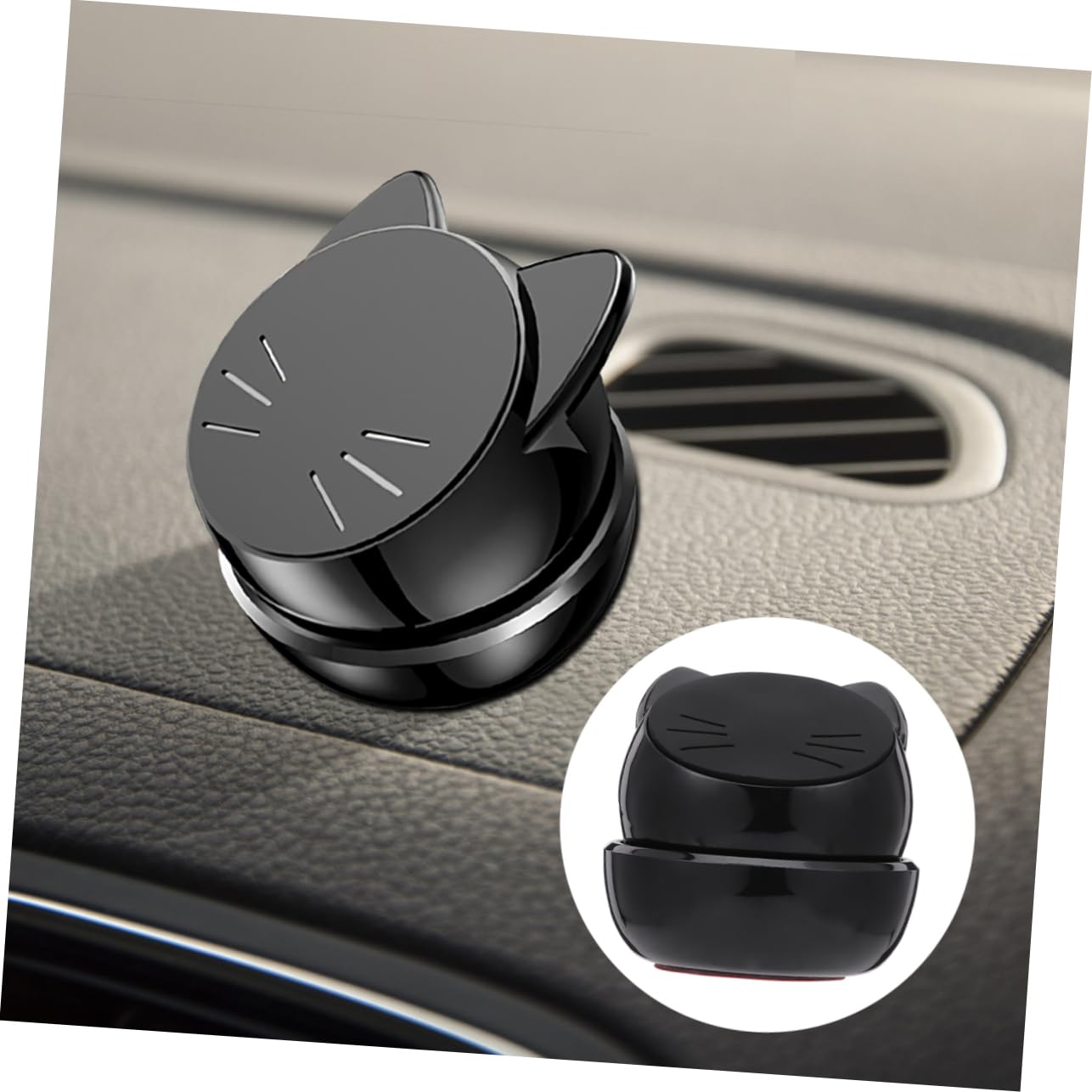 ULTECHNOVO 3pezzi Supporto Magnetico Per Cellulare Da Auto Con Ventosa Supporto Per Smartphone Con Rotazione Gradi Design Per Sicurezza Alla Guida