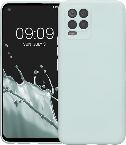 Miniatura 5 de kwmobile Funda compatible con Realme 88 Pro - Funda protectora delgada de TPU con acabado mate suave - Menta fresca