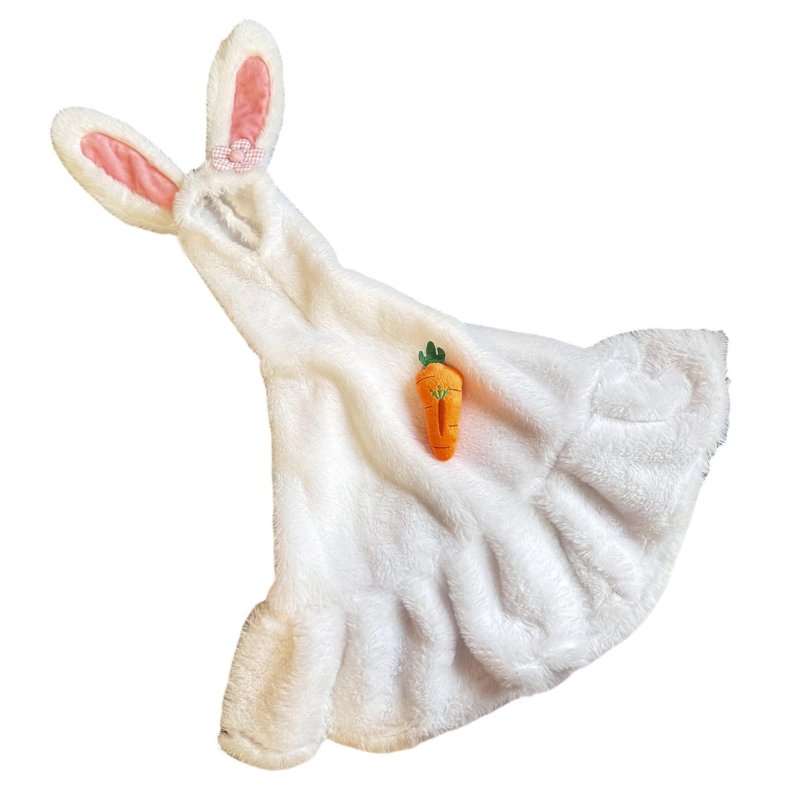 Msioytog Eared Hare Outfit Easter Porch Geese Costume for Doorway Geese Statue Holiday Decoration Easter Celebration Hare Outfit