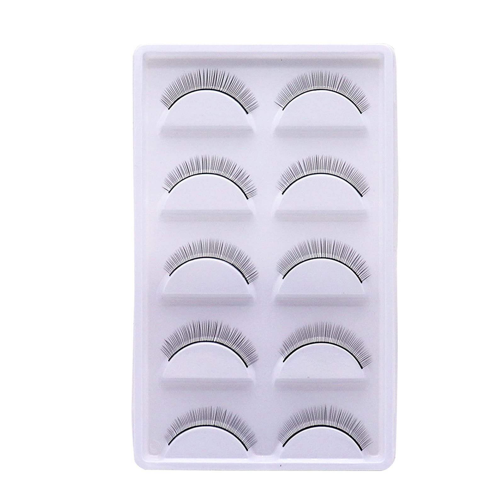 False Eyelashes Fake Mink Lashes 5Pairs Box Fine Craftsmanship Convenient Fiber Extensions Eyelash Extension Kit Natural Eye Fake