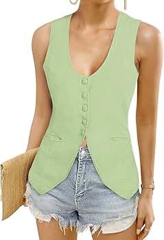 トップス Venica Camisole tailored vest Amazon.com: Design by Olivia Women's Dressy Casual Versatile