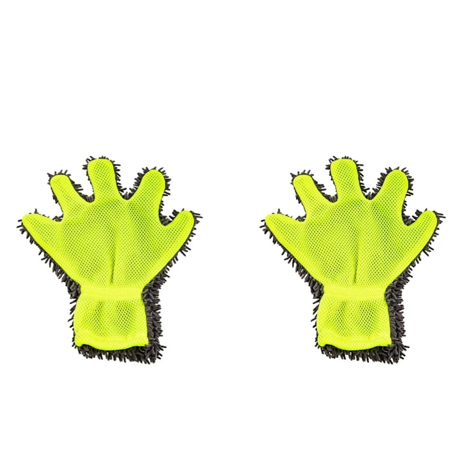 DYYEUAVT 2Pcs Microfiber Car Wash Gloves Cleaning Tool Home Use Multifunction Brush Details