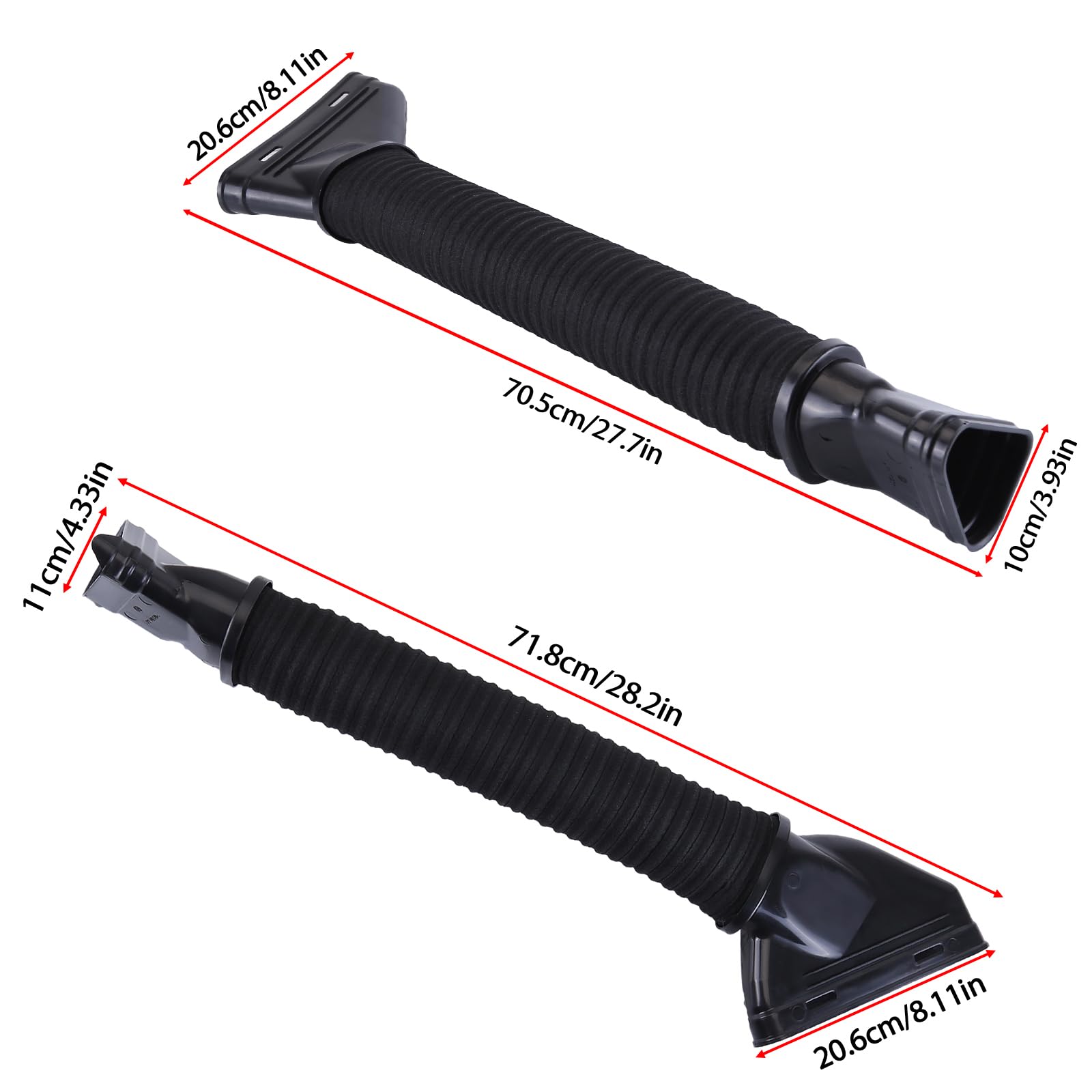 2X(1 Paire De Tuyaux D'Admission D'Air Gauche Et Droit Convient Pour Merced3131 6032089766281