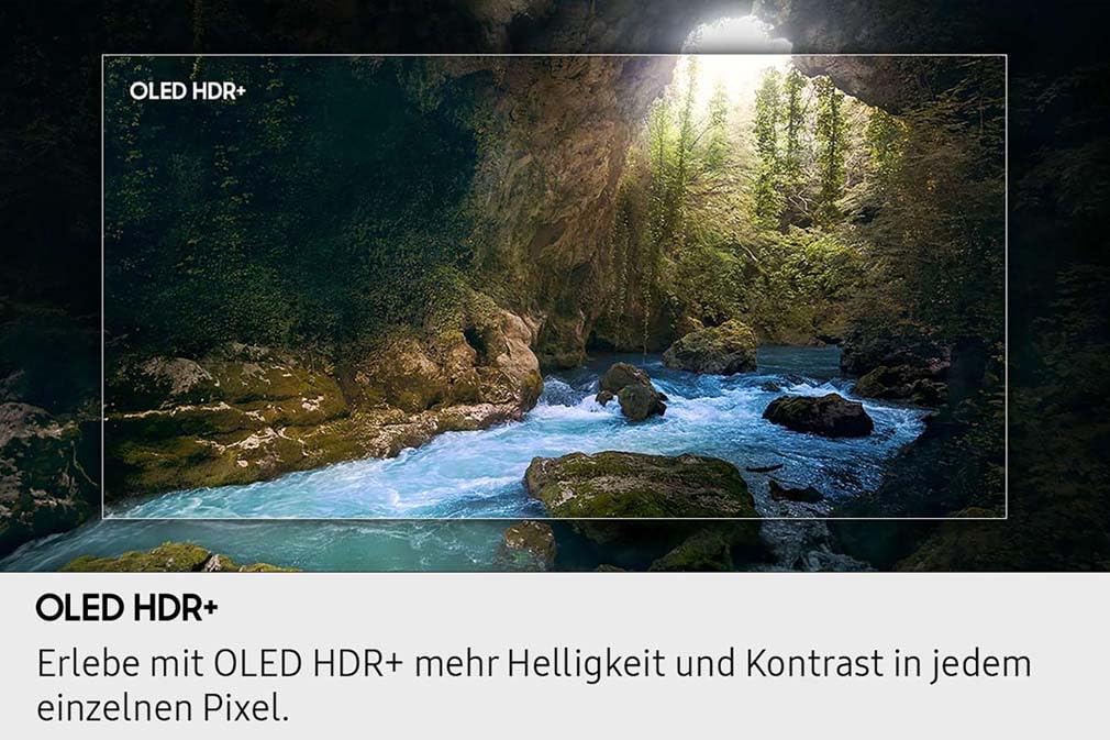 Samsung OLED 4K S91F 77 Zoll (195 cm), UHD Fernseher, NQ4 AI Gen3 Prozessor, OLED HDR+, 4K Upscaling Pro, Dolby Atmos, Gaming Hub, Motion Xcelerator 144Hz, Samsung Vision AI Smart TV