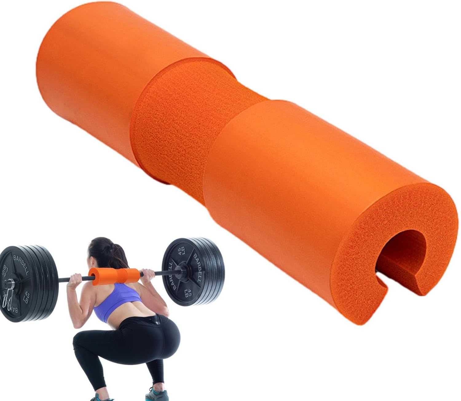 Amazon.co.jp スクワットバーネックパッド ヒップスラスト用スクワットバーベルパッド 厚みのある引き裂き抵抗、高反発、耐