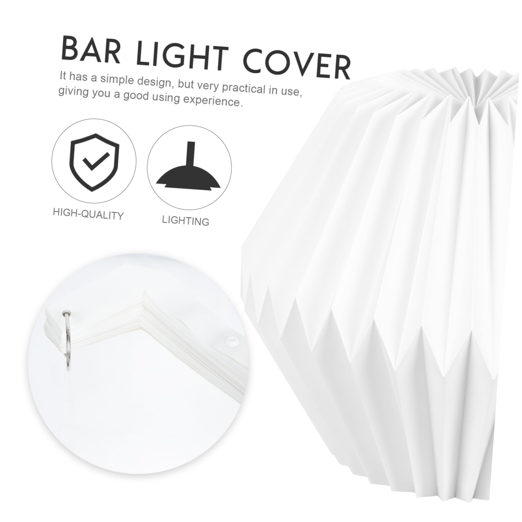 Artibetter 3pezzi Lampadario Sospensione Geometrico Paralume Nordico Decorativo Per Lampade Soffitto Stile Elegante e Moderno Accessorio Chic Per Arredare La Casa
