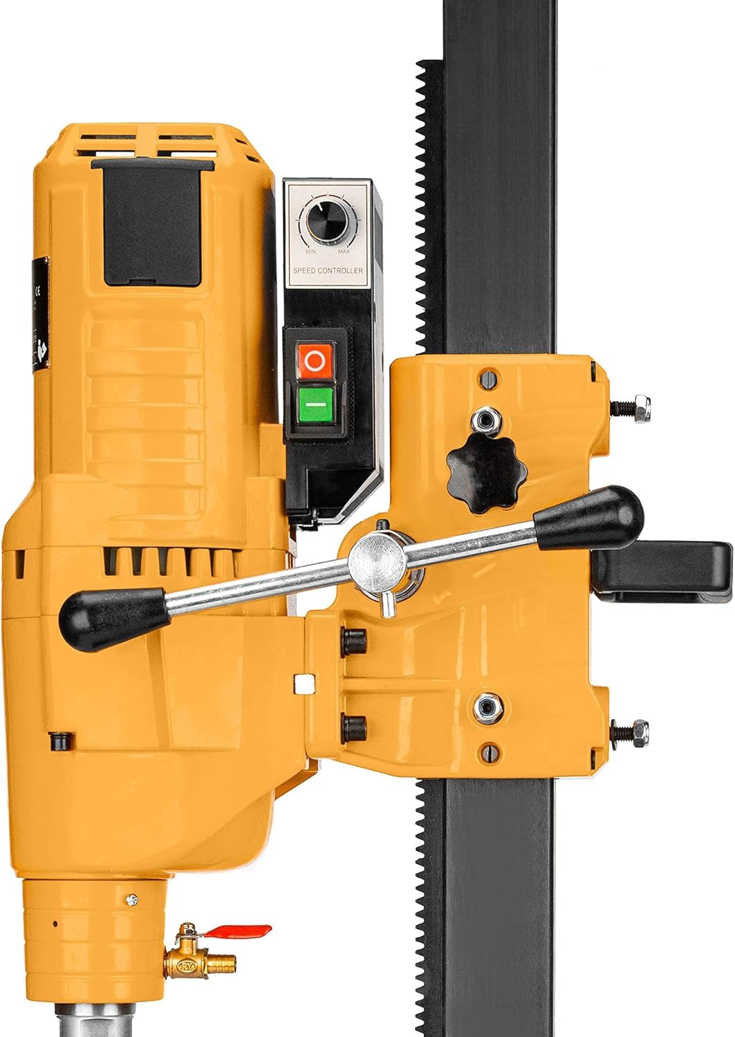 Kernbohrgerät 4350 W neigbarer Kernbohrständer mit Transportrollen Diamant Kernbohrmaschine 760 U/min 230 V PRCD-Schutzschalter Nass Trockenbohrungen