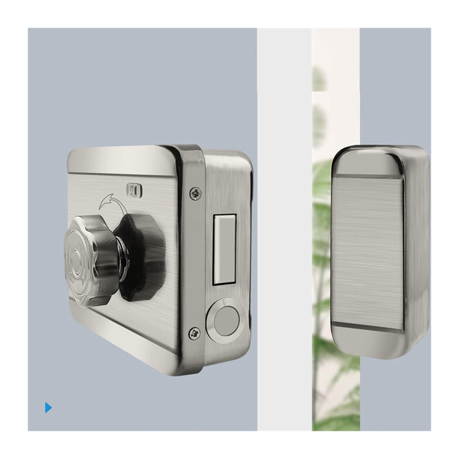 Inteligentny zamek do drzwi, Smart Electronic Fingerprint Motise Blokada IC. Aplikacja wsparcia kart do drewnianych drzwi żelaza(Basic (no APP))