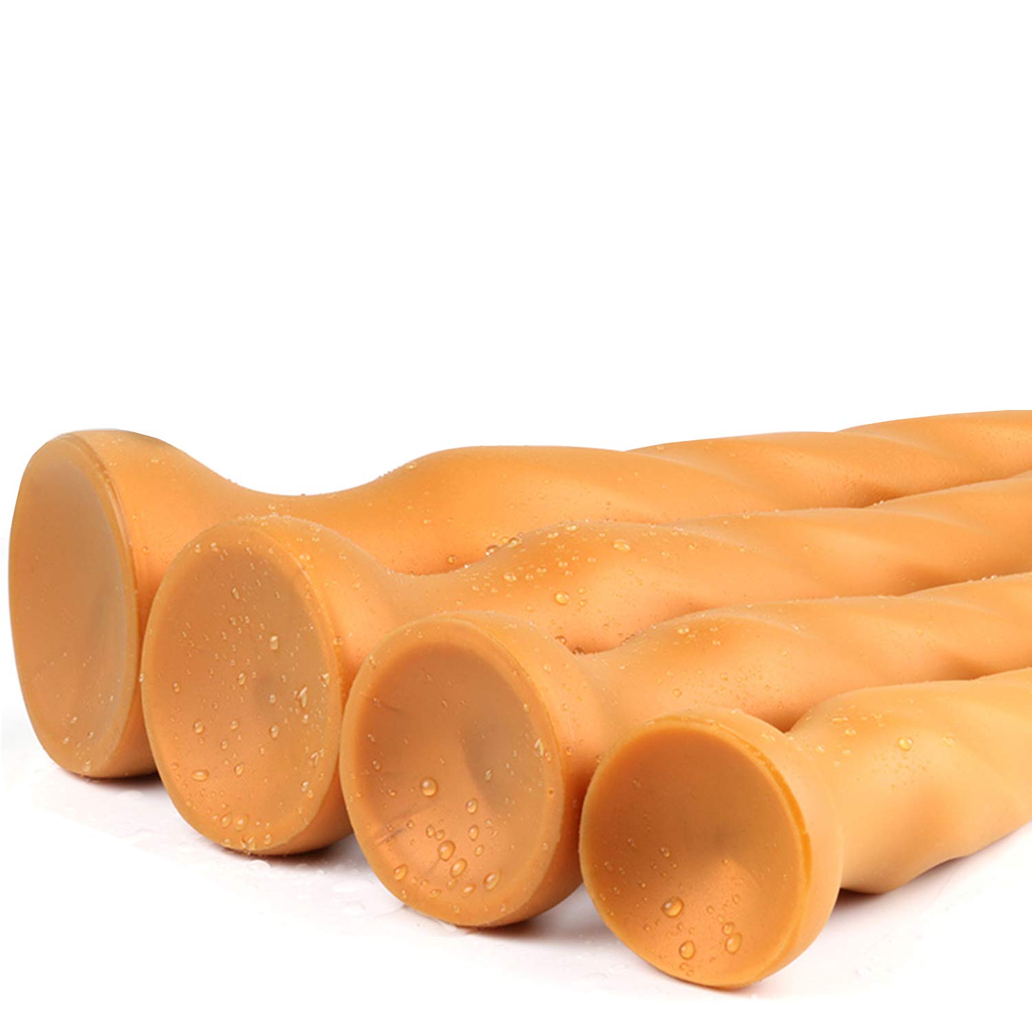 Roluck Analdilos Herren Analplug Anfänger 62cm Extra Langer Flüssiger Silikon Analdildo Buttplug Dilatator mit Saugnapf für Analer Orgasmus Prostata Massage Masturbation (XL(62 cm))