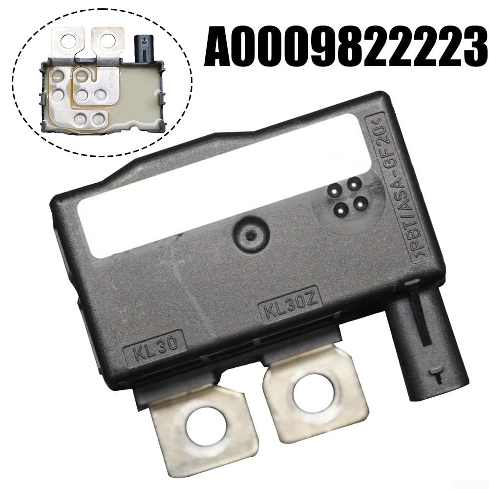 Módulo regulador de relé de caja de fusibles para Mercedes W205 W222 W166 W204 W447 ABS negro unidad de control de repuesto reemplaza A0009822223 instalación directa para sistema eléctrico