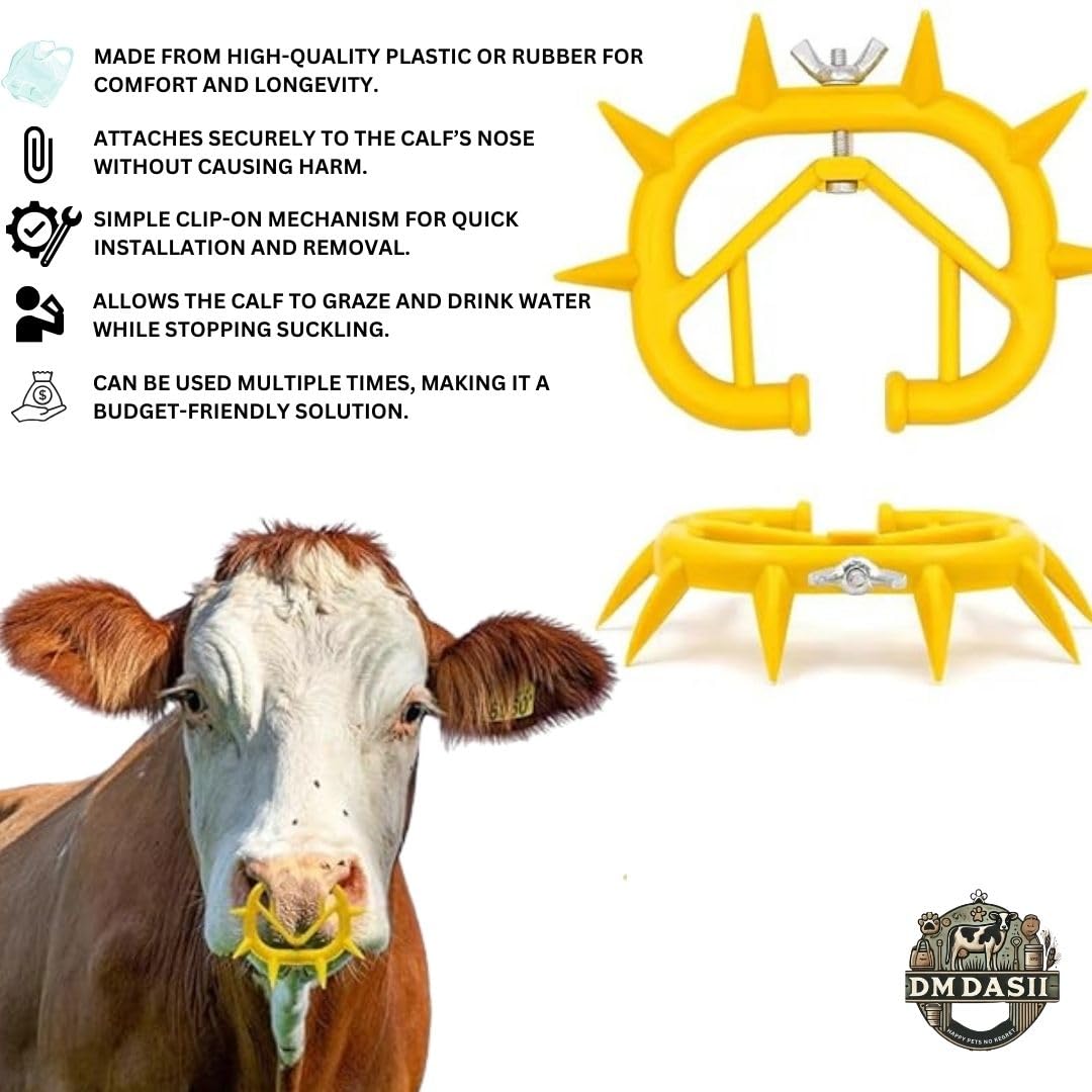 Cattle Weaning Nose Ring - Safe & Humane -8 Cattle Weaning Nose Ring - Safe & Humane -8