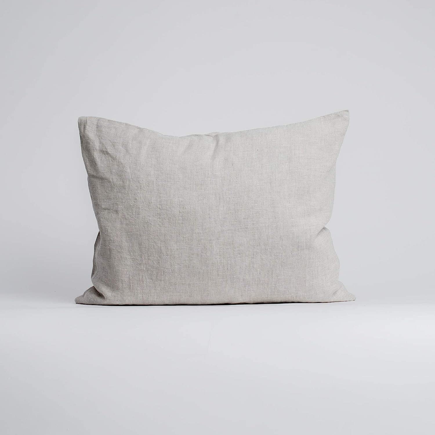 My Linen Home | Set di 2 Federe in Lino Lavato (100% StoneWashed) | Federe Cuscini 50x70 cm I Ipoallergenico, Termoregolazione e Traspirabilità I Adatto a Tutte le Stagioni | Copricuscini Naturale