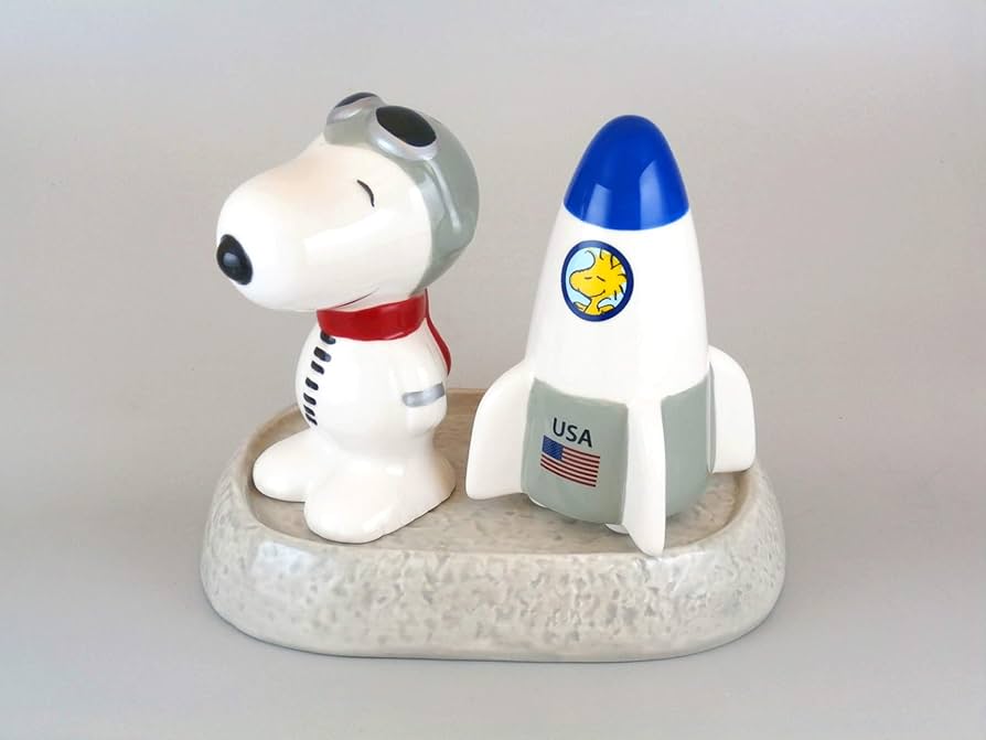 スヌーピー　ソルトペッパー入れと小物入れフィギュア スヌーピー ソルトペッパー入れと小物入れフィギュア SNOOPY