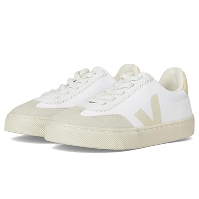 VEJA Kids Small Volley Canvas (Little Kid/Big Kid) Kids Shoes White/Calcaire