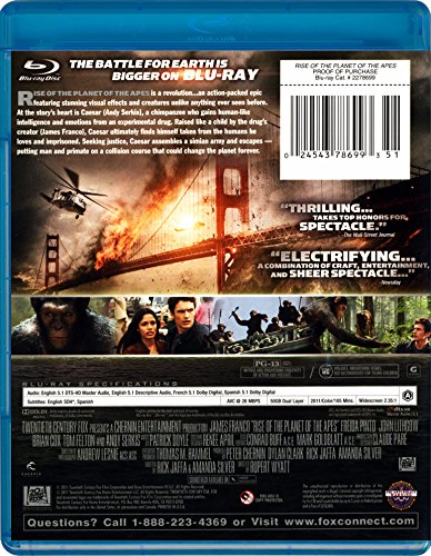 Rise Of The Planet Of The Apes [Blu-ray] image 4
