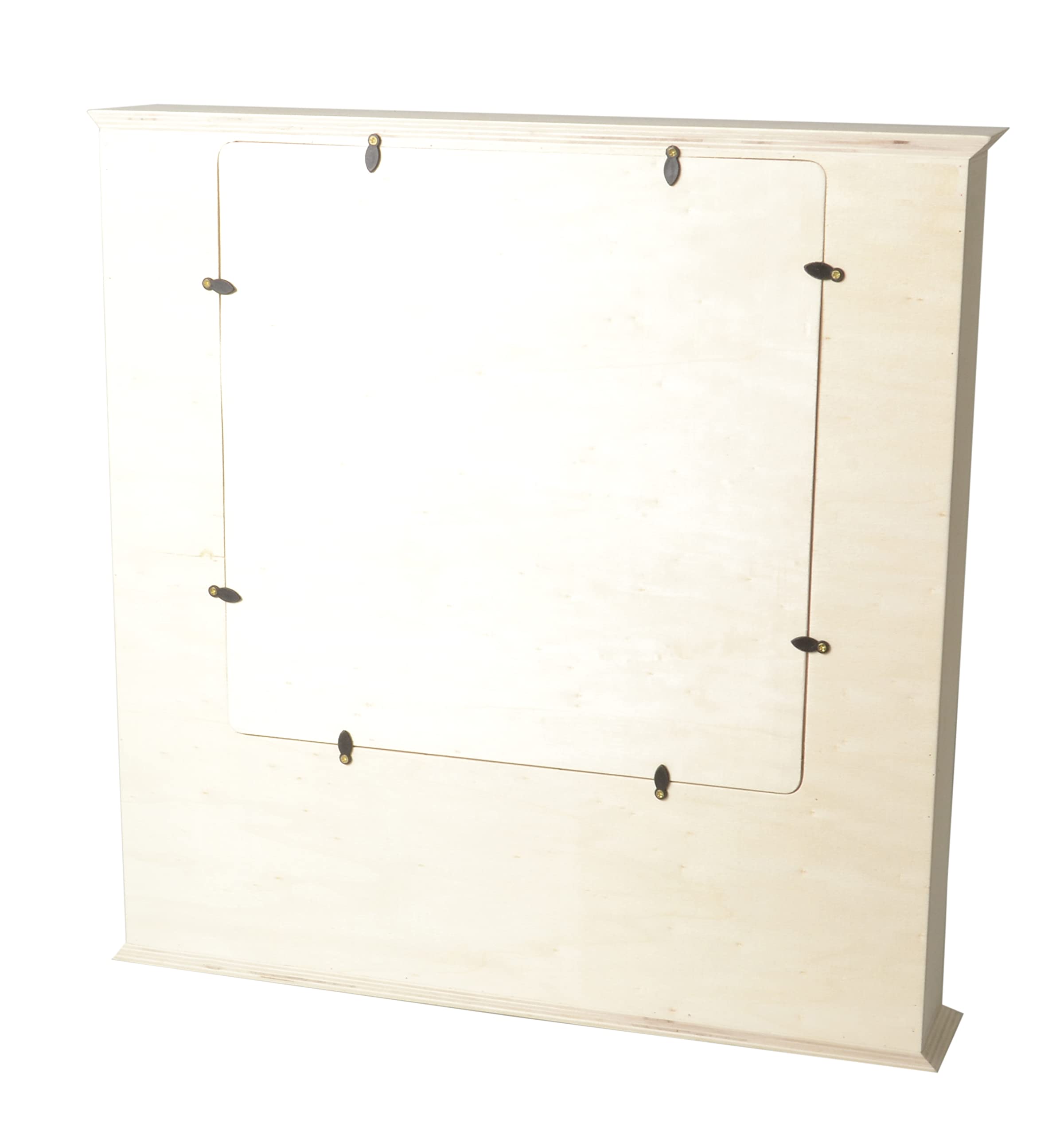 Artemio 14002558 Adventskalender aus Holz, quadratisch, mit Schachteln, 44 x 44 x 7 cm