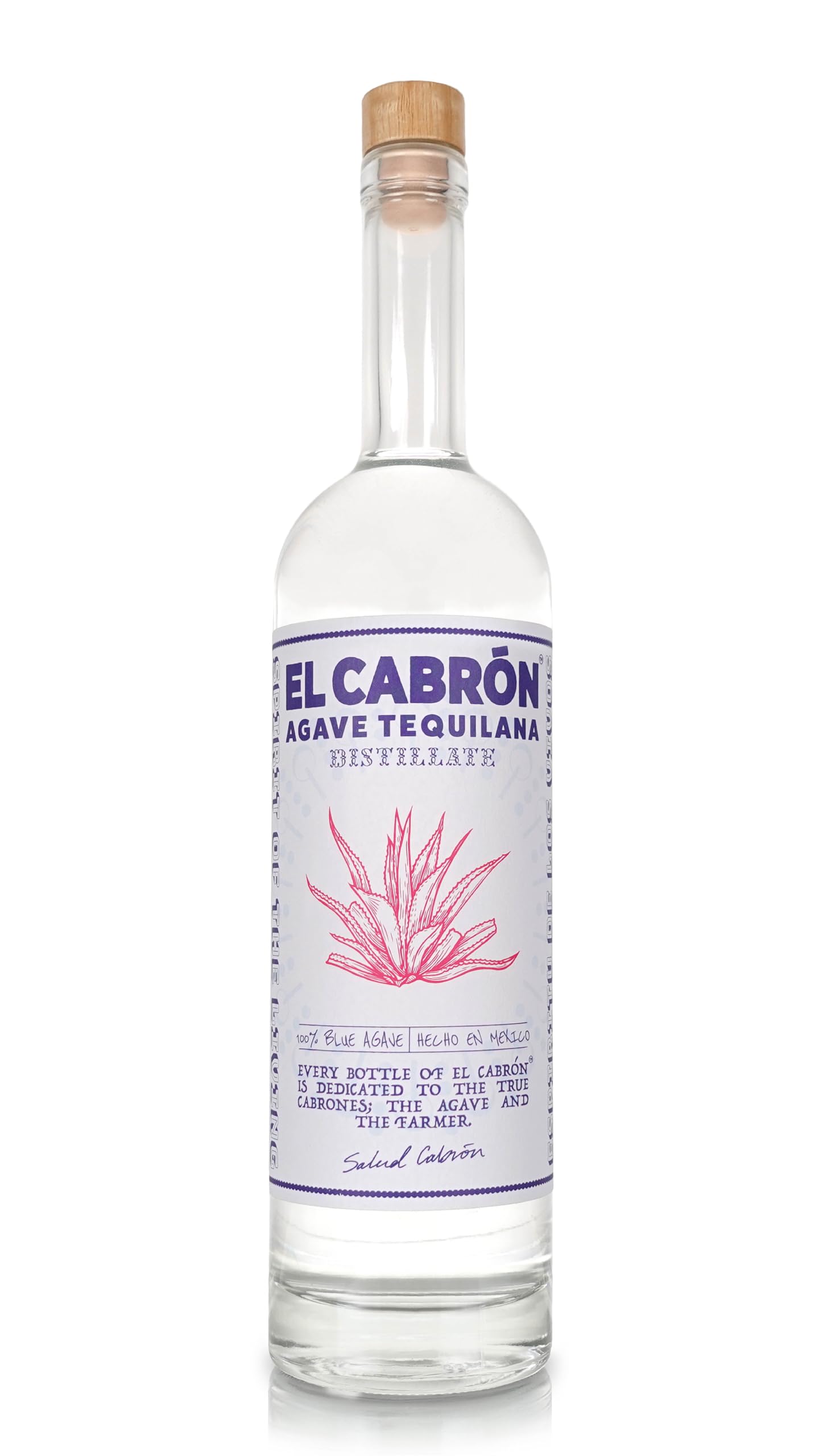 100% Blue Agave Tequila, 70cl, 40% ABV, Authentic Mexican Tequila, made Sustainably from the traditional process with 100% Wild Blue Agave