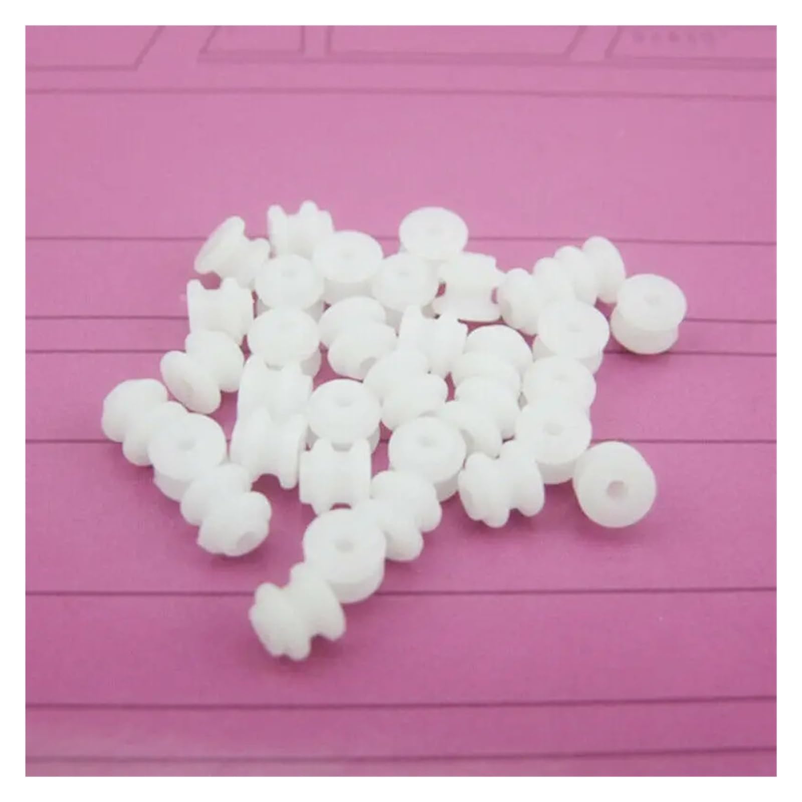 20PCS 62A Micro Pulley Wheel 2 * 6mm Small Pulley Gear Timing Wheels Dia.6mm Shaft Dia. 2mm 1.95MM SUNCENYIN