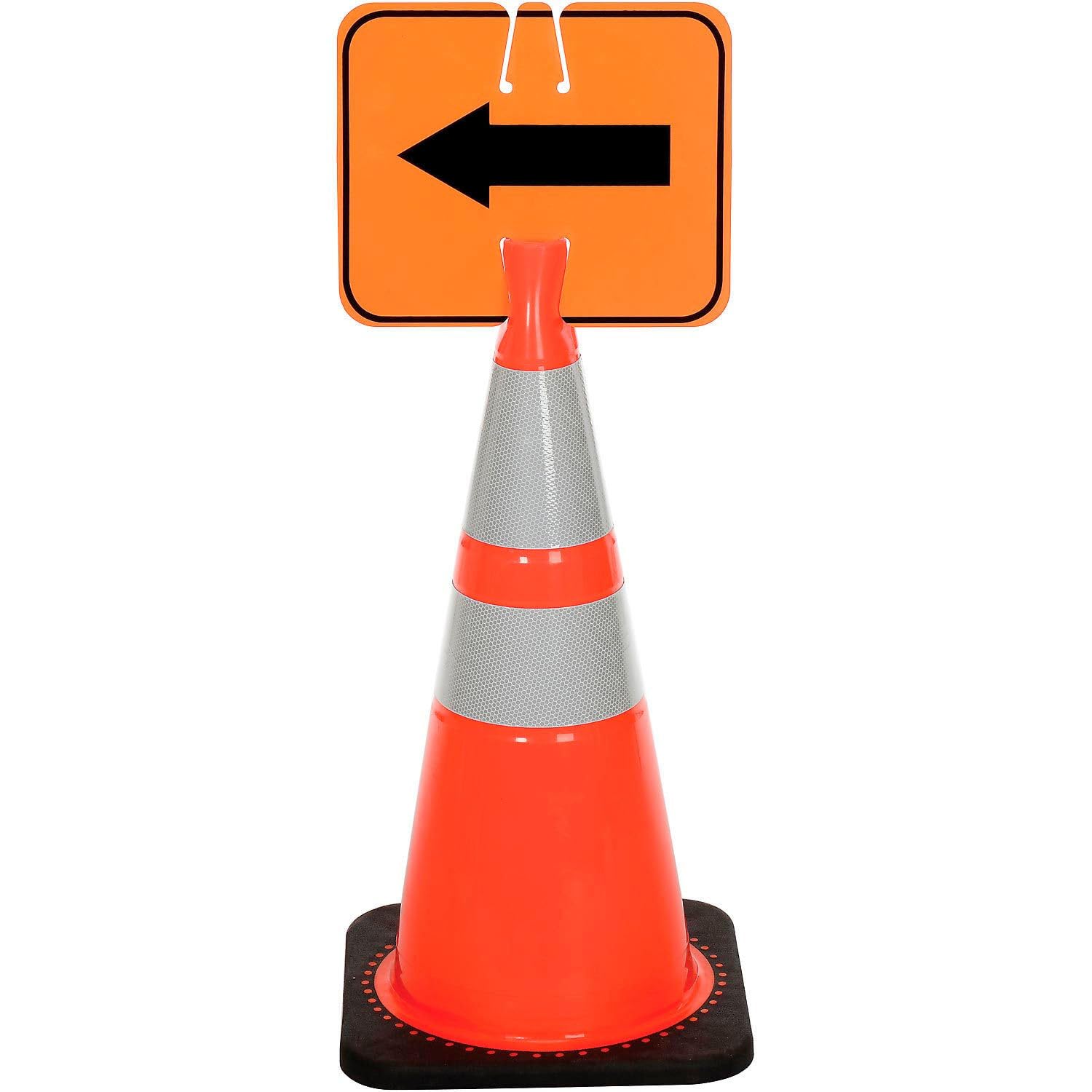 Cortina Safety 03-550-2WA Cone Sign - Reversible Arrow - Black on Orange