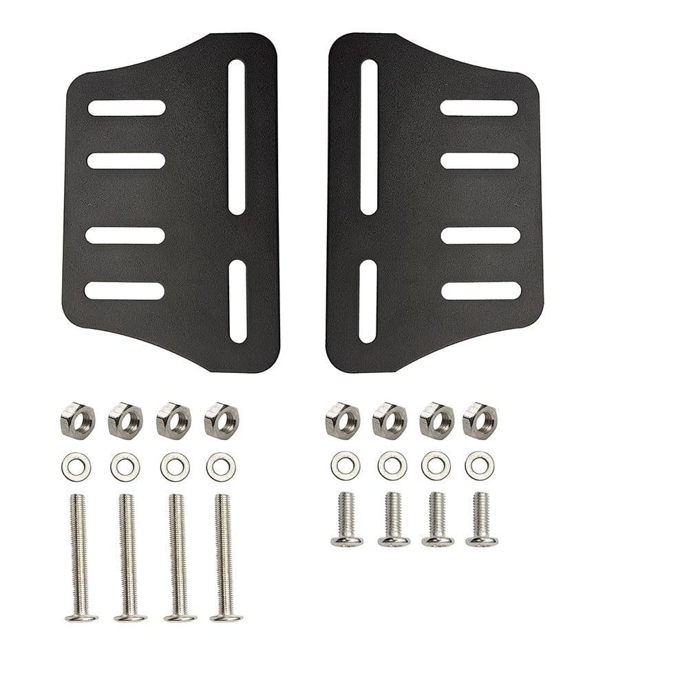 CTRLZS 2PCS Heavy Duty Bed Frame Adapter Bed Frame AdapterConnector Bed Frame Modification to Connect Headboard Footboard for Headboard, Adjustable Frame Modification Brackets