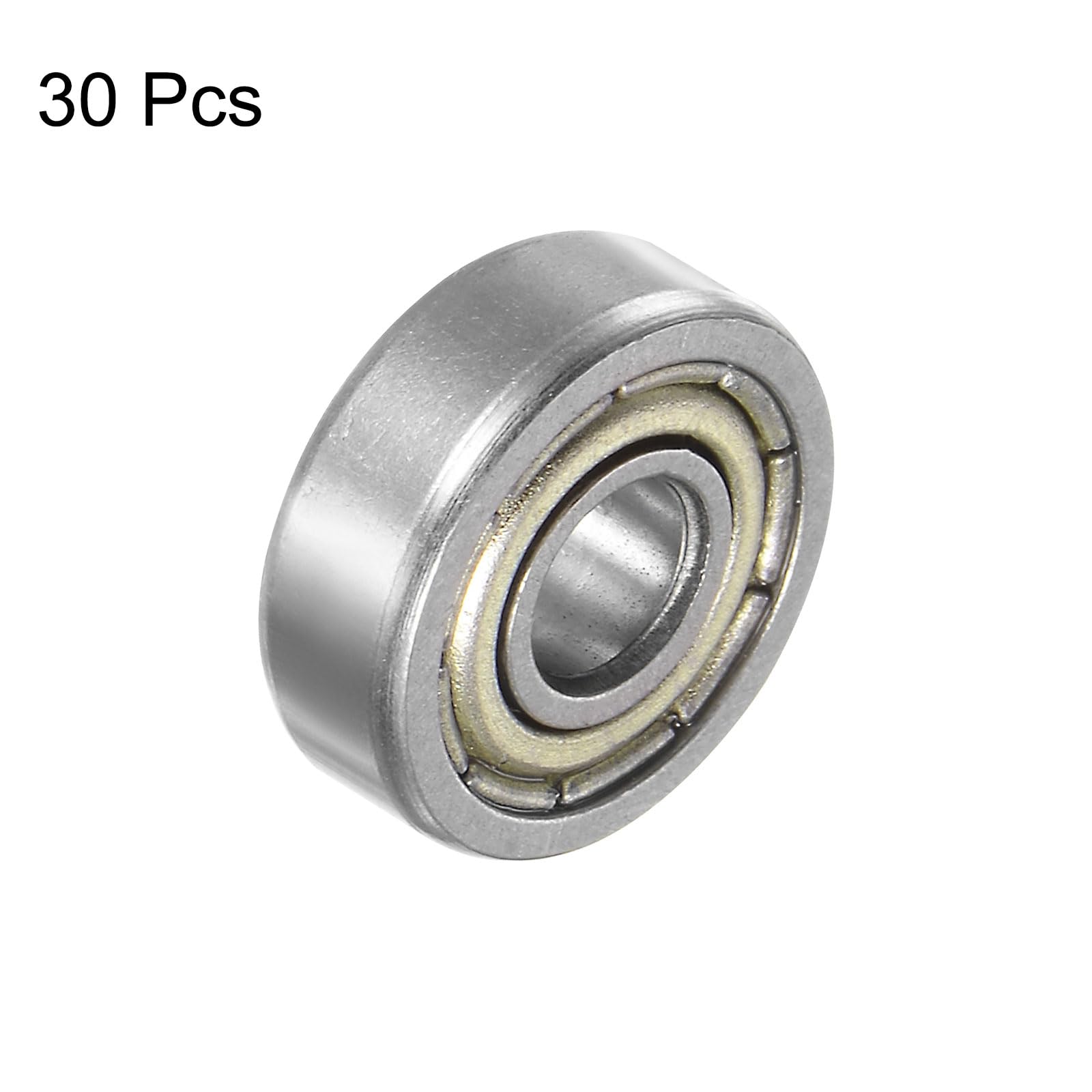 Amazon | uxcell 604ZZ深溝玉軸受 4 mmボア 12 mm外径 4 mm厚さ 炭素鋼