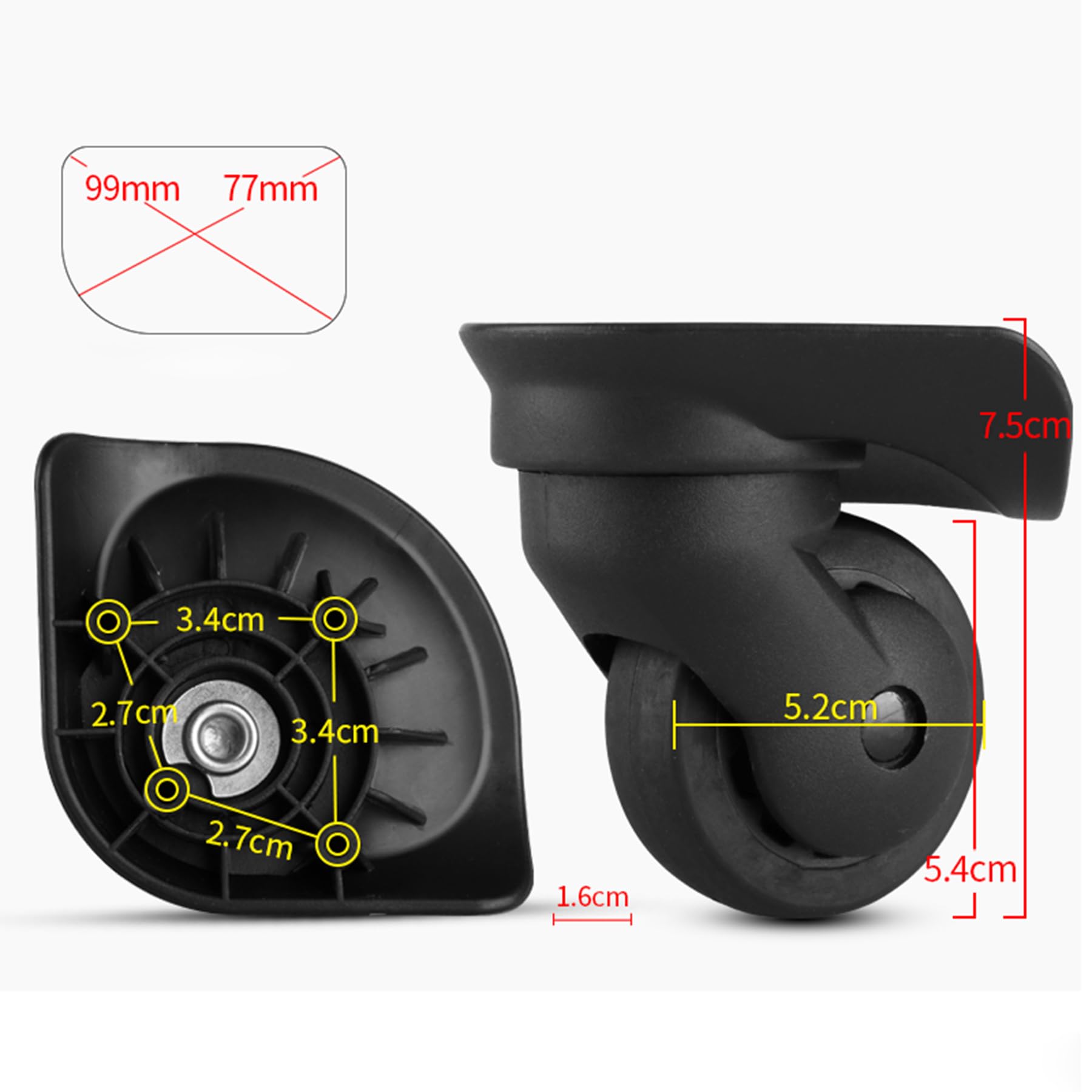 Ruote Ricambio Trolley Roncato Ruote Di Ricambio Per Valigie