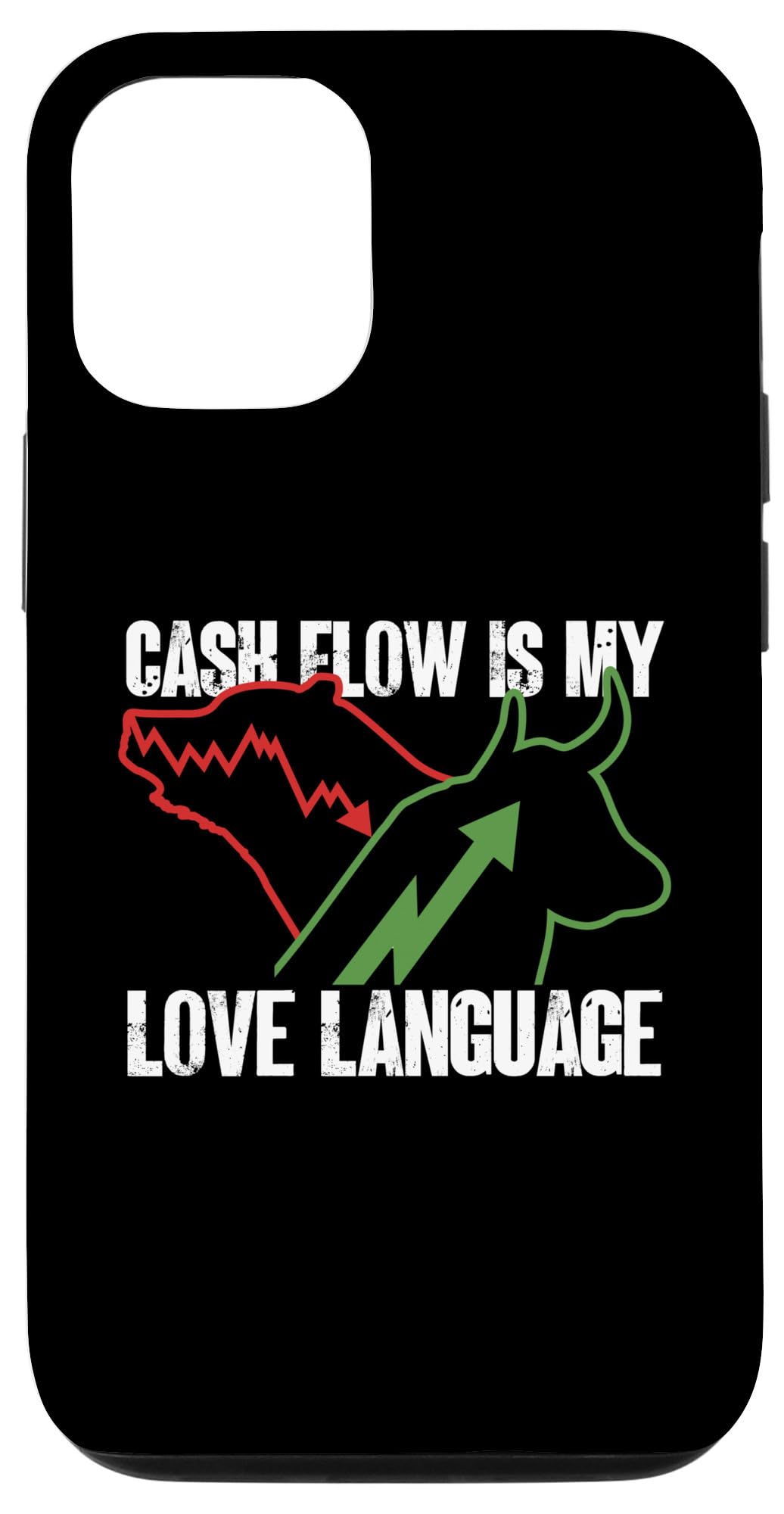 Amazon.com: iPhone 12/12 Pro Cash Flow Is My Love Language | Bull Bear |  Stock Market Case : Cell Phones & Accessories