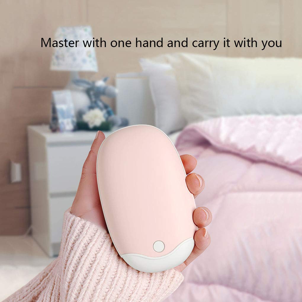 Scaldamani 2 in 1 Ricaricabile, scaldamani Elettrico a Doppia Faccia, Power Bank Portatile, Regalo Invernale Ideale per Sport Indoor e Outdoor Power Bank