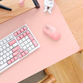 Amazon.co.jp: CZ3JYT デスクマット おしゃれ qピンク 女の子 男の子