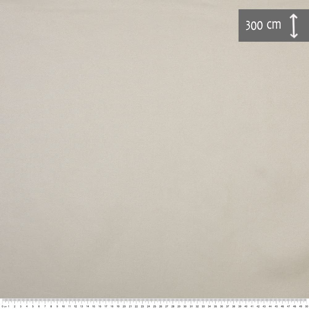 Kt KILOtela - Tela Antelina, Decoración, Cojines, Cortinas, Colchas, Vestir, Disfraces, Manualidades, 300 cm Largo x 300 cm Ancho, Beige ─ 3 Metro