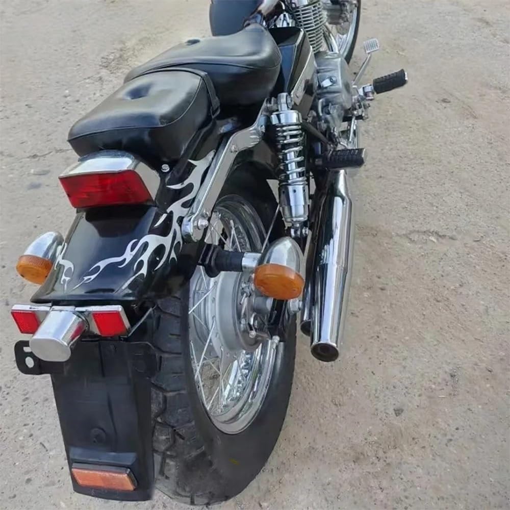 Kotflügel Motorrad Hinten ABS Kunststoff Fender Bremse Rücklicht Kit Fit Für Honda Rebel CA250 125 CMX250