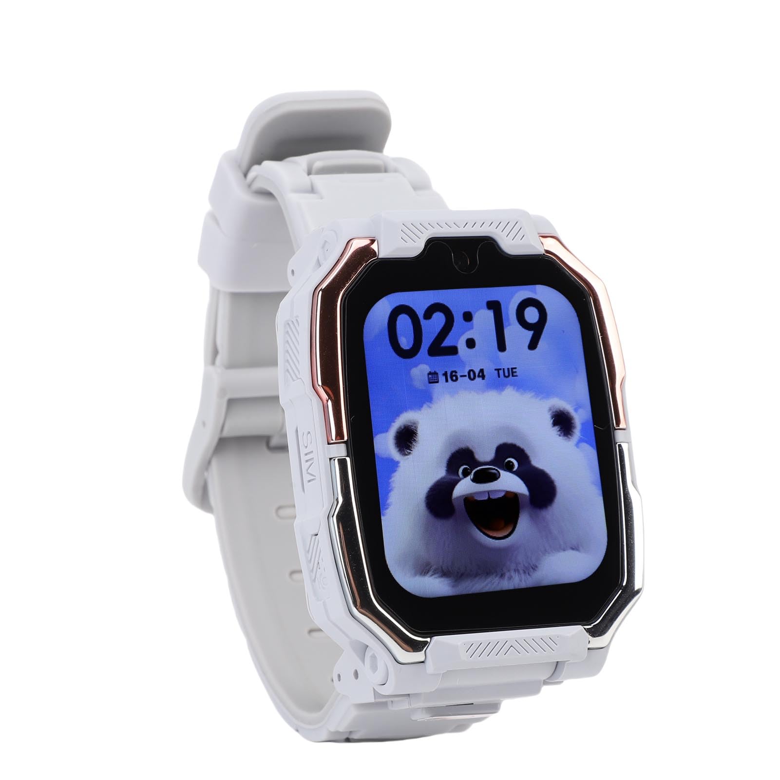 Luocute 4G Smartwatch dla Dzieci, Wzruszający Ekran HD Smart Watch z kamerą Odtwarzacz Muzyki Kotometru Kotometra Alarm, Odpowiednie dla 6 do 13 Lat dla Chłopców (GREY)