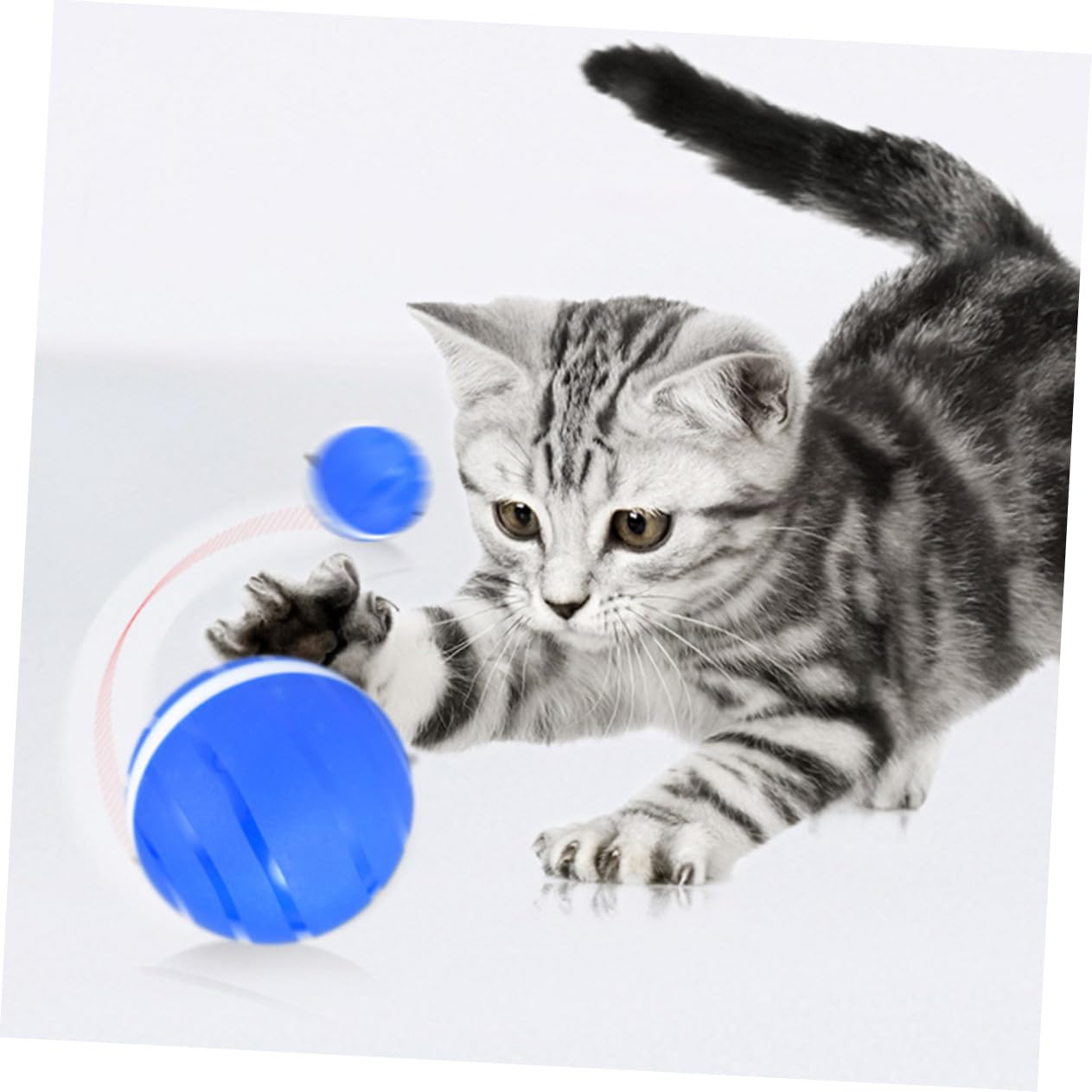 FRCOLOR Pelota De Juguete para Mascotas Inteligente Luces Intermitentes Recargable por USB para Gatos y Perros Casa