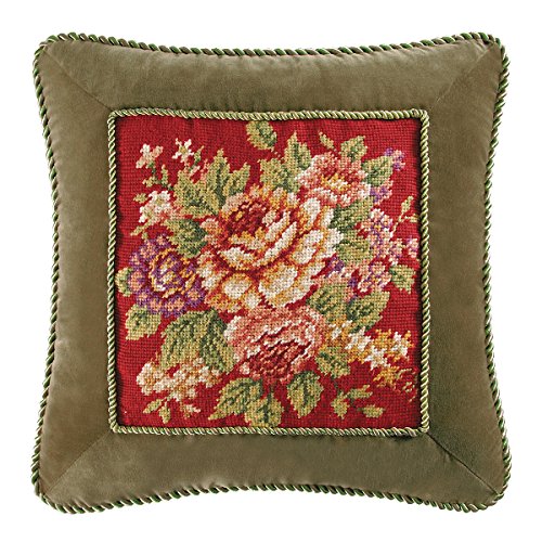 C&F Home Rossa Needlepoint Pillow 16