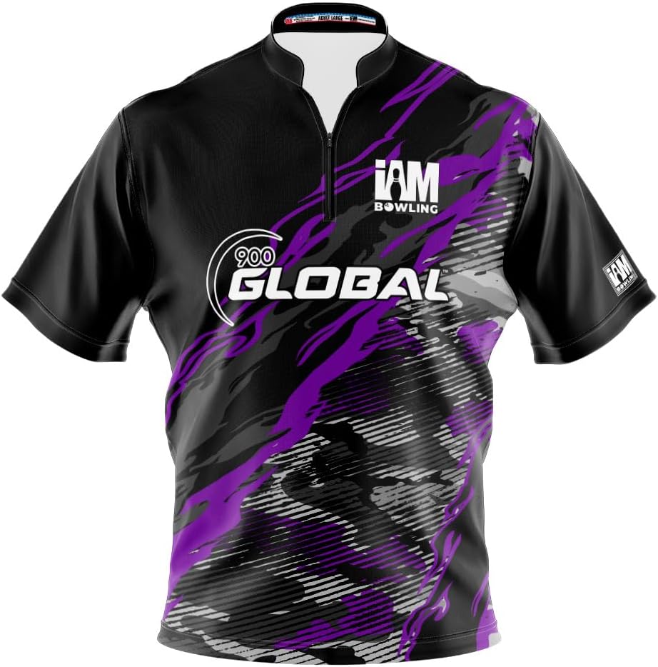 Logo Infusion Dye-Sublimated Bowling Jersey (Sash Collar) - I AM Bowling Fun Design 2007-9G - 900 Global