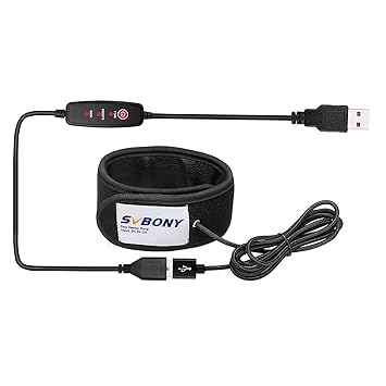 SVBONY SV172 Lens Warmer, 400mm Lens Heater Warmer Dew, 3 Gear Regulator Temperature USB Universal Dew Heater Strip for Telescope Camera