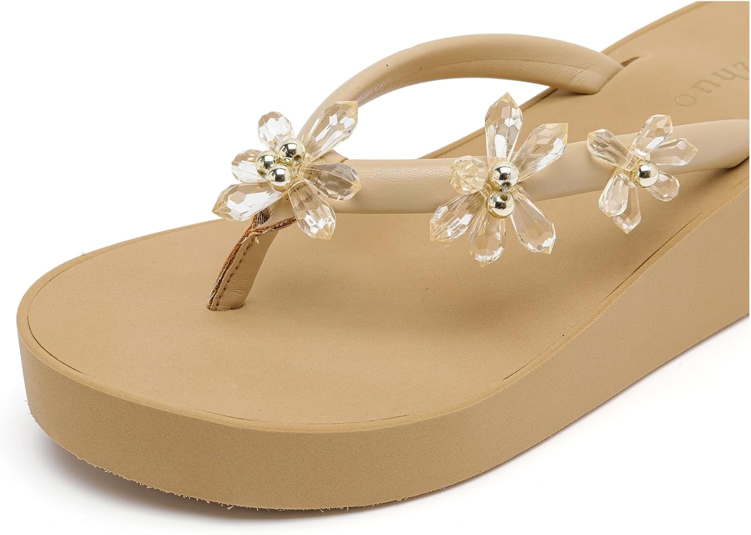 Womens Wedges Sandals for Women Platform Flip Flops wedge flip flops Flats Summer Comfort Thong Sandals for Women - Image 5