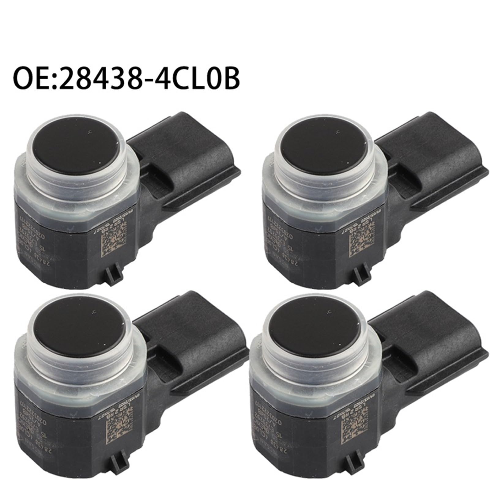 Reemplazo del Sensor de estacionamiento 284384CL0B 28438-4CL0B Sensor de Aparcamiento PDC para Coche 284385NA6A para Nissan x-Trail T32(4pcs)