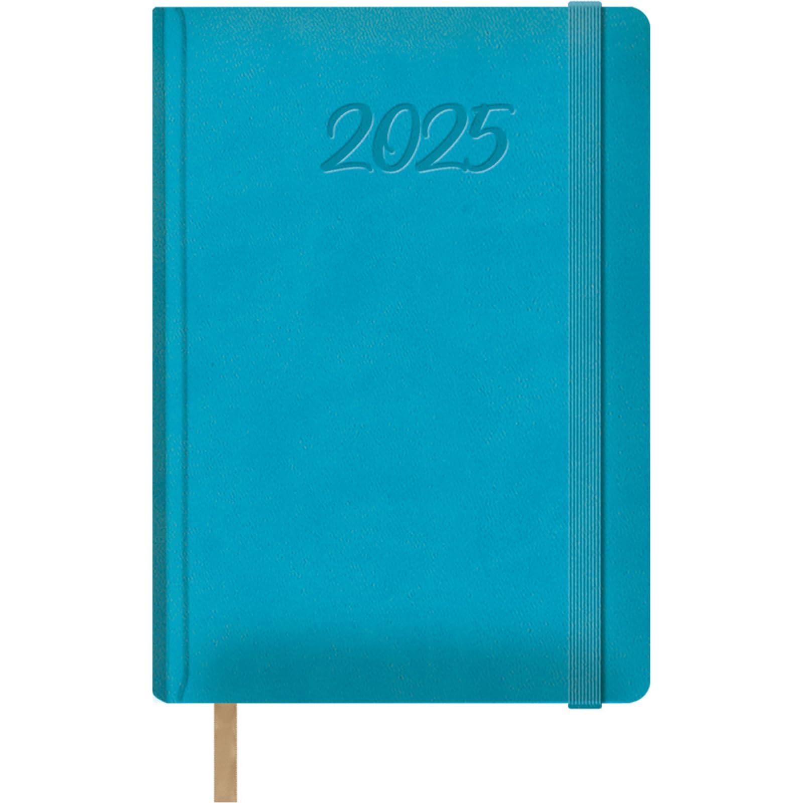 Dohe, 2025 Diary, Day by Page, A5 Size (15 x 21 cm), 12 Months January to December, Leatherette Hardcover, Planner in Spanish