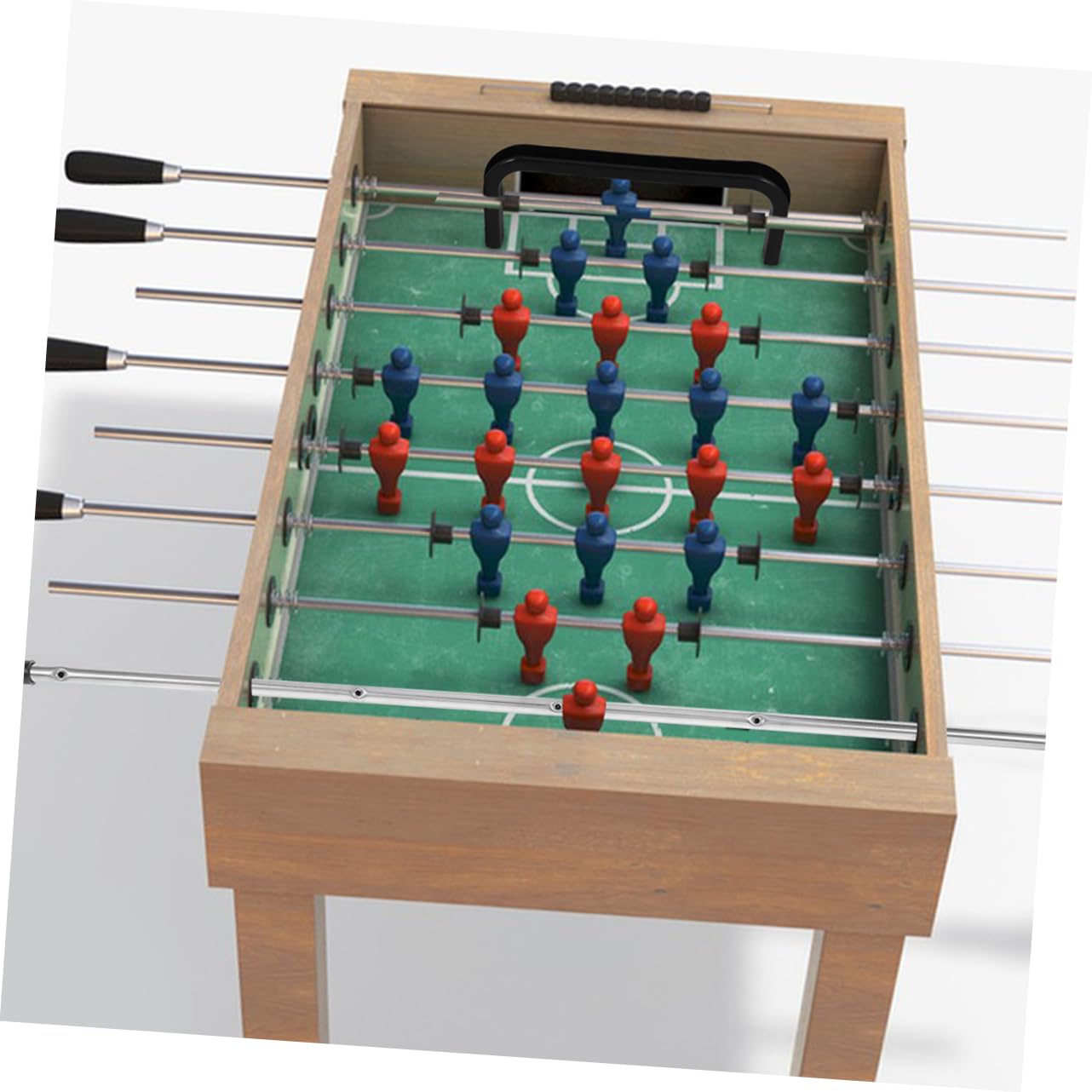 INOOMP Ricambio per Calcio Balilla Barra di Ferro Resistente con Tappo Incluso per Tutti i Tipi di Tavoli da Calcio Balilla Sostituzione di Parti per Gioco in Casa e Feste Stile Casuale