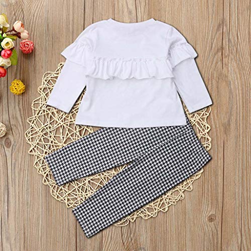 3pcs Neonata Manica Lunga Completini Solido