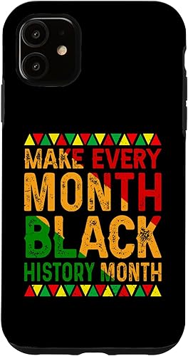 Miniatura 1 de iPhone 11 Make Every Month Black History Month African Pride Afro Case