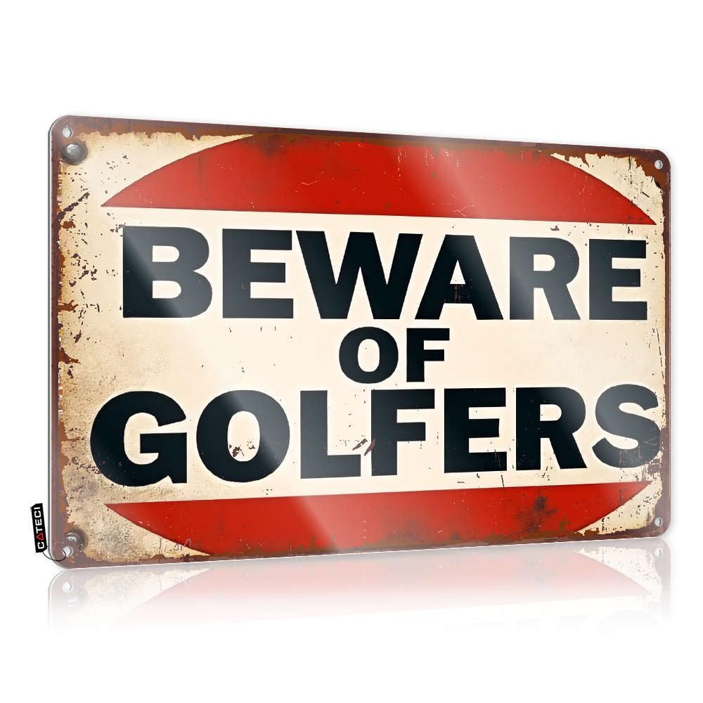 Flags For Room Guys Funny Beware Of Golfers Tin Sign Porch Sign Man Cave Furniture(30X40CM)