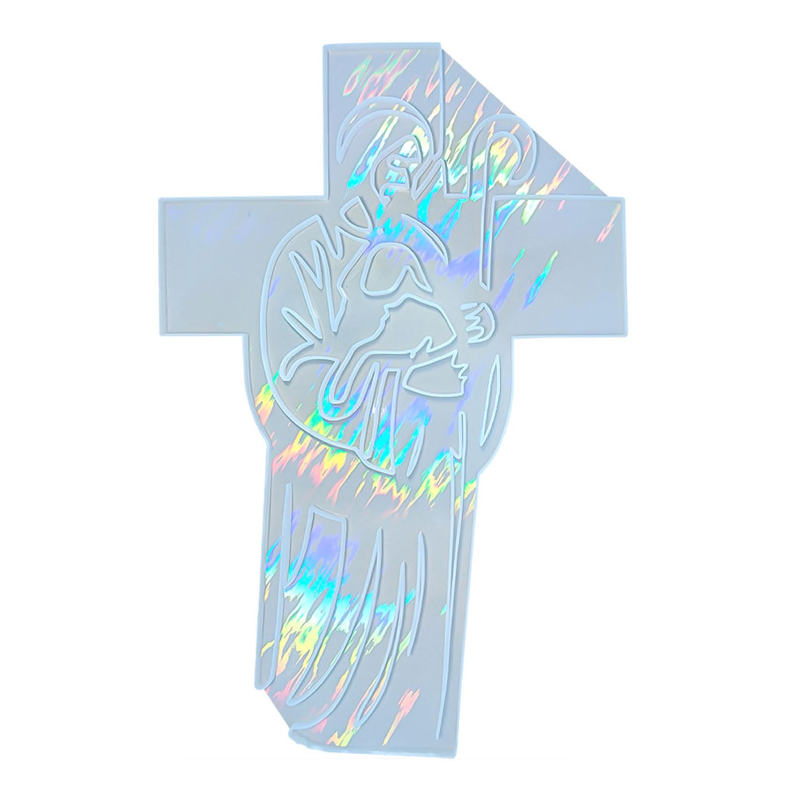 Xanorrg Sturdy Silicone Crosses Featuring Human Designs for Unique Art and Home Decoration Home Decoration