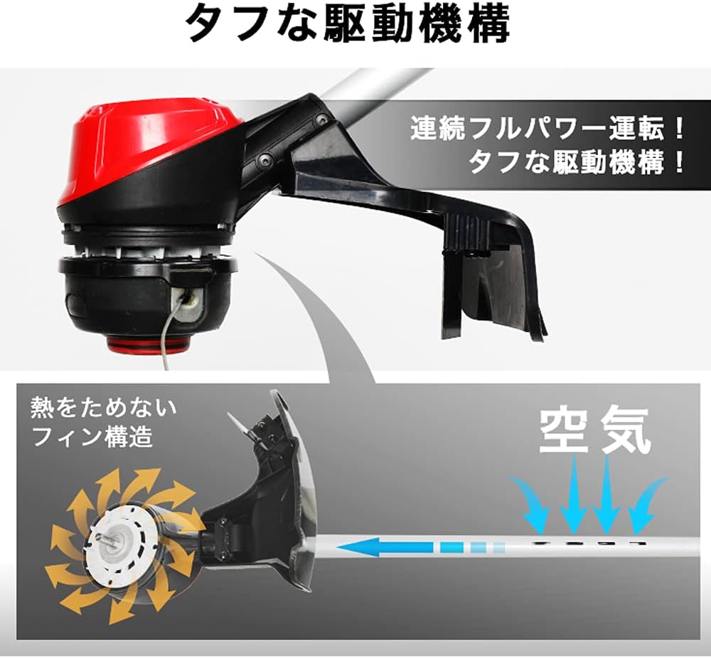 Amazon.co.jp: POWERWORKS パワーワークス 草刈機 STE403P バリカン