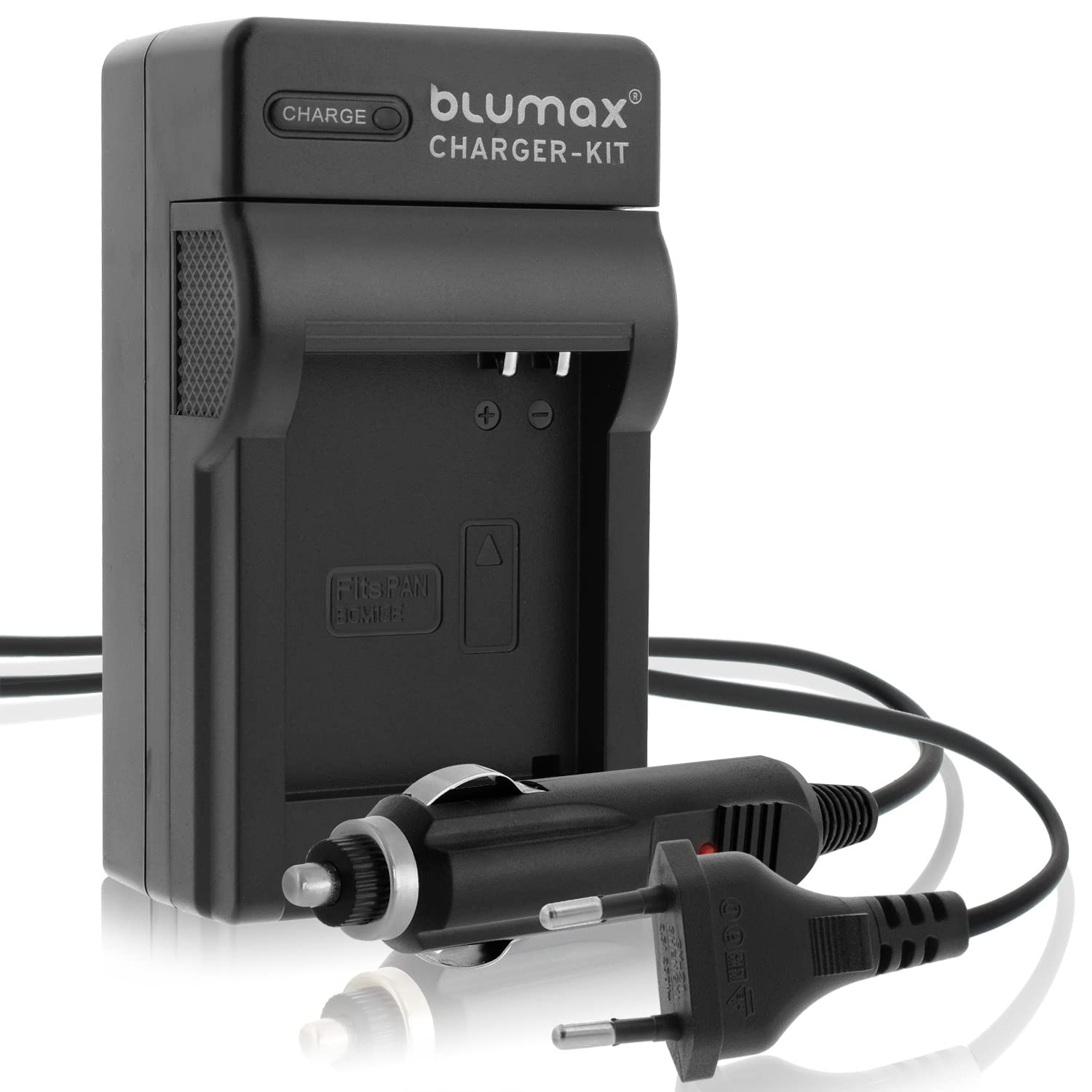 Blumax Ladegerät für DMW-BCM13 / DMW-BCM13-E |kompatibel mit Lumix DMC Reihe TZ40-TZ41-TZ55-TZ56-TZ58-TZ60-TZ61-TZ70-TZ71 | ZS30-ZS40 |TS5 | FT5