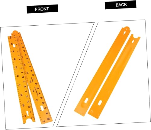 Miniatura 4 de STOBOK Barra de medidor de enseñanza de plástico para aula, herramienta de medición escolar, regla de pizarra de matemáticas, regla de enseñanza de