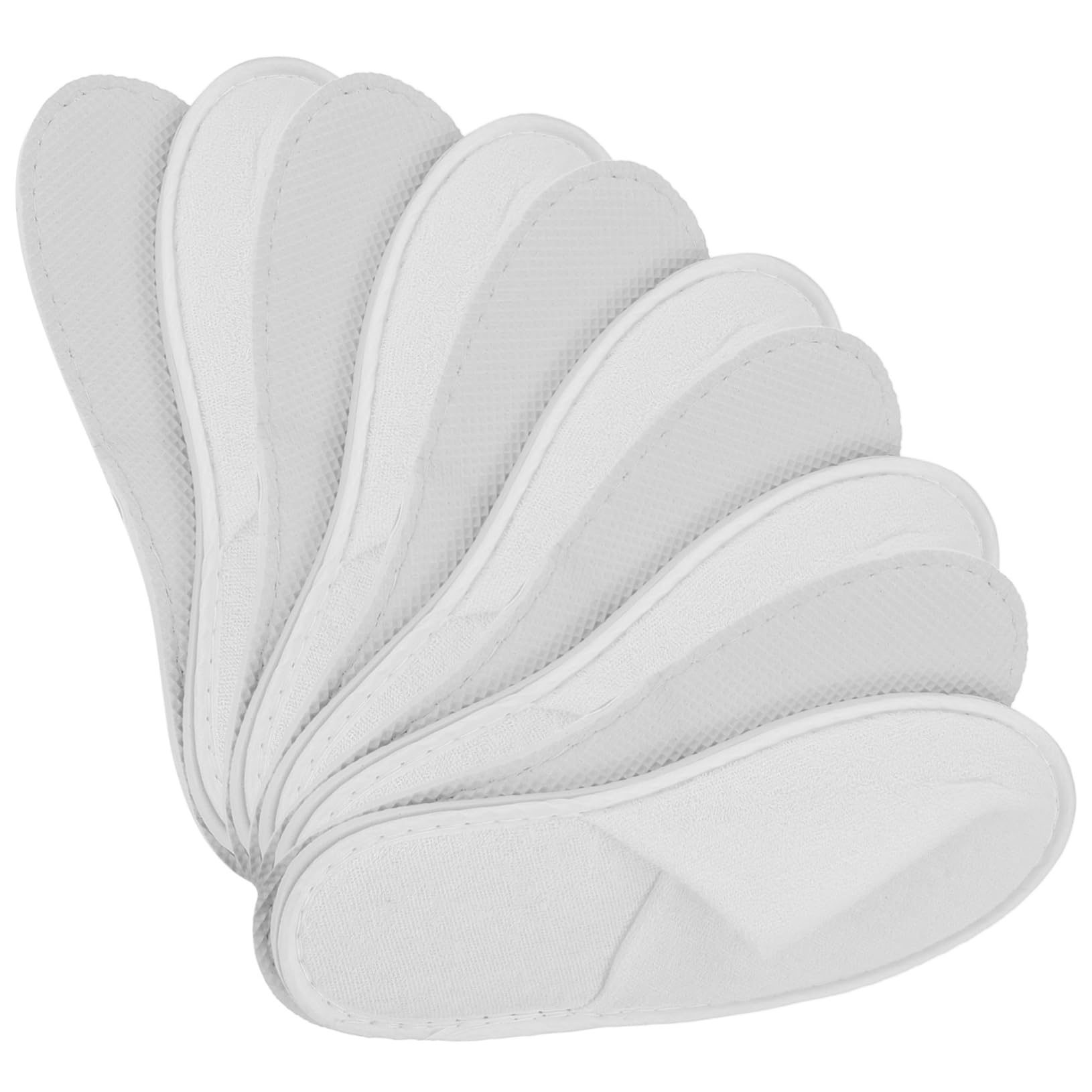 balacoo 5 Pairs Disposable Slippers Extinguishing Insulated Mug Polar Animals Figurines Kerosene Lamp Station Hydro Drain Portable Swifter Fire Extinguisher Mount Absorbent End Cloth White