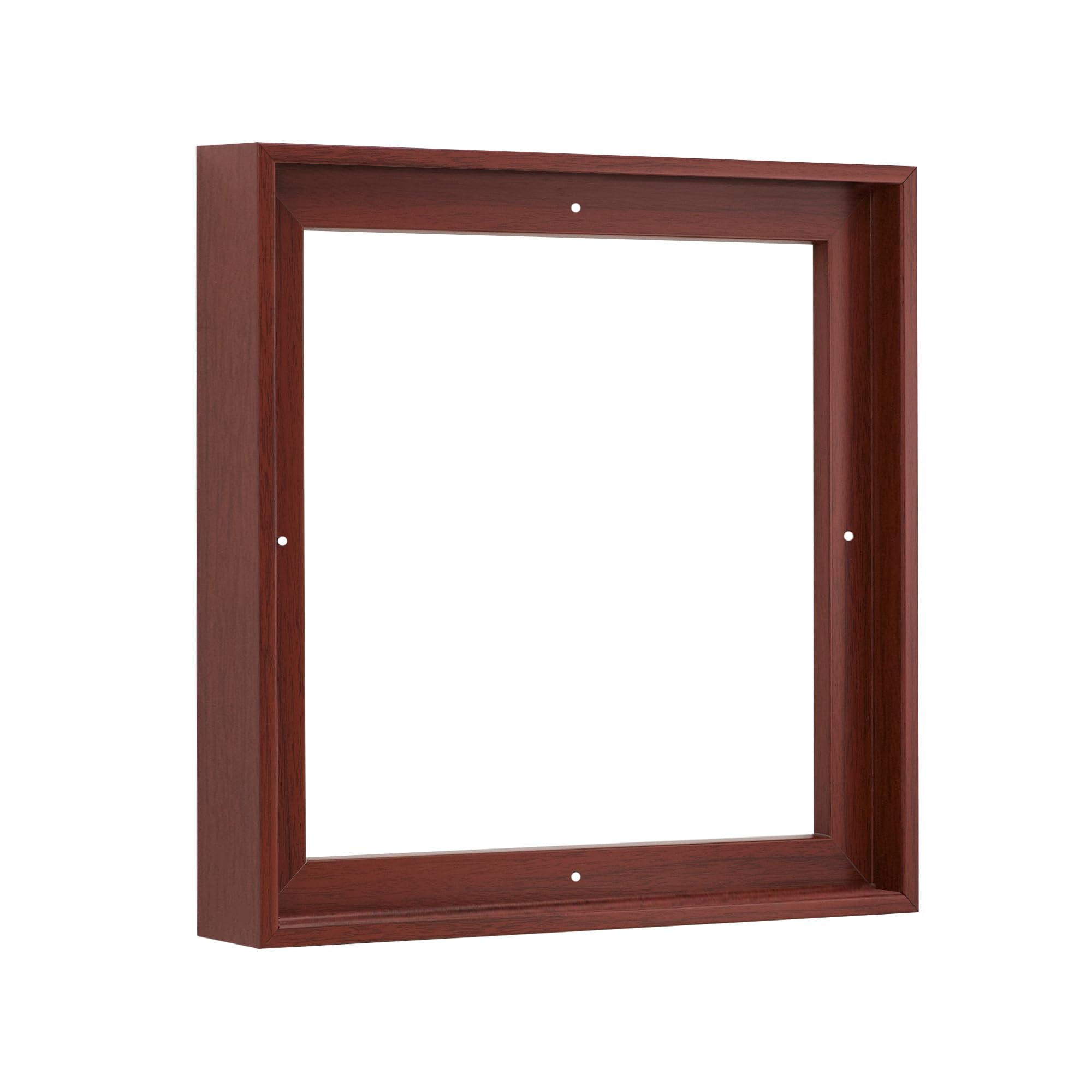 Pixy Canvas Floater Frame 20x20 for 1-1/2 (1.5) inch Deep Canvas Paintings/Canvas Prints/Wood Canvas Panels/Wall Art/Wall Decor/Home Decor/Artwork (Red Cherry, 20 x 20 inch, Square)